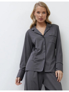 Пижама женская, рубашка и брюки Cadance grey / Aruelle