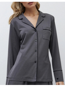 Пижама женская, рубашка и брюки Cadance grey / Aruelle