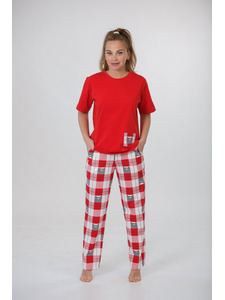 Пижама женская, футболка и брюки 23-211 / Mara