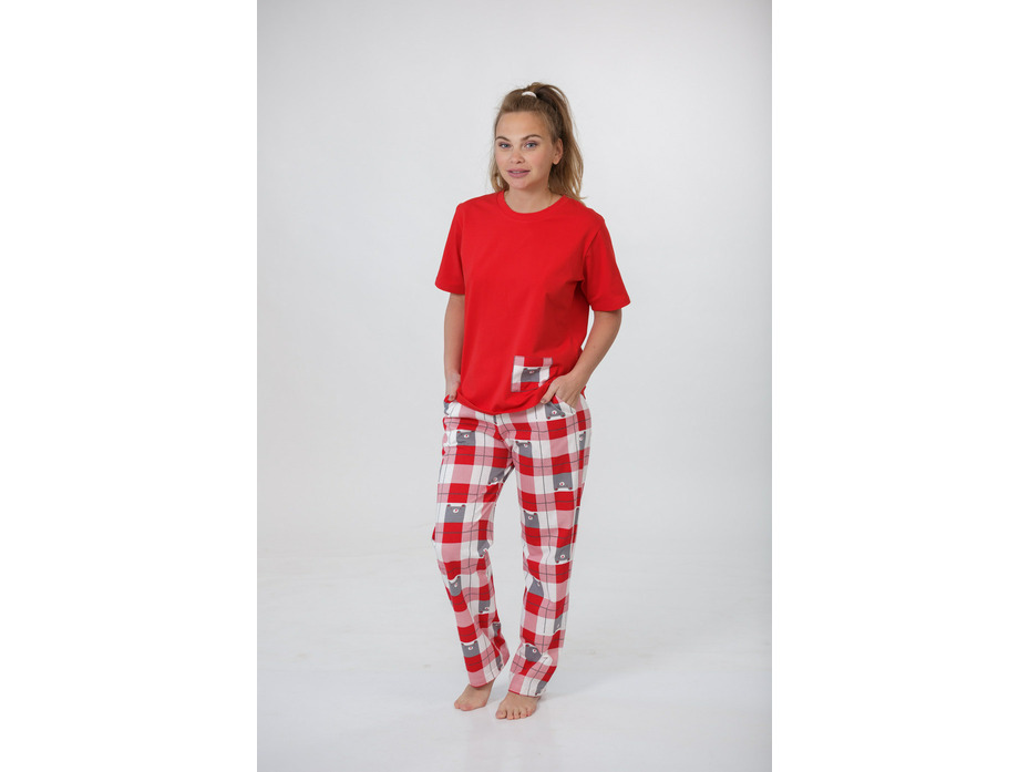 Пижама женская, футболка и брюки 23-211 / Mara