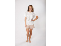 Пижама женская, футболка шорты 24-211 Ежик / Mara