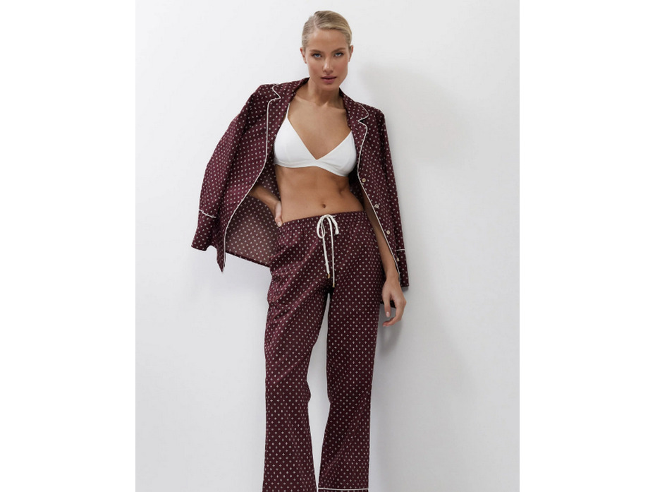 Пижама женская, рубашка и брюки Georgette / Aruelle