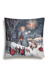 Наволочка декоративная 2518926 Москва салют серебро гобелен 44*44 / Le Gobelin