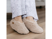 Тапочки-подследники женские Виктори бежевый / Woolhouse