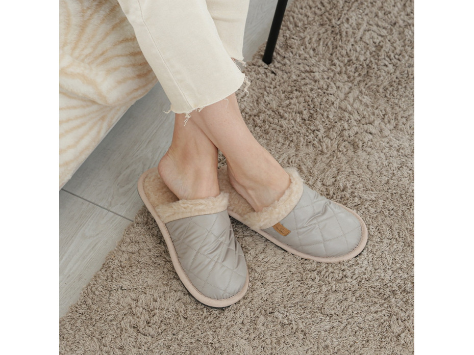 Тапочки унисекс Камо Н бежевый / Woolhouse