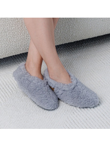 Тапочки-подследники женские Виктори серый / Woolhouse