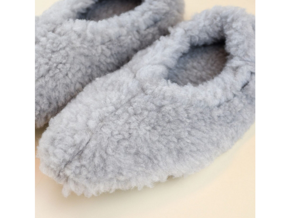 Тапочки-подследники женские Виктори серый / Woolhouse