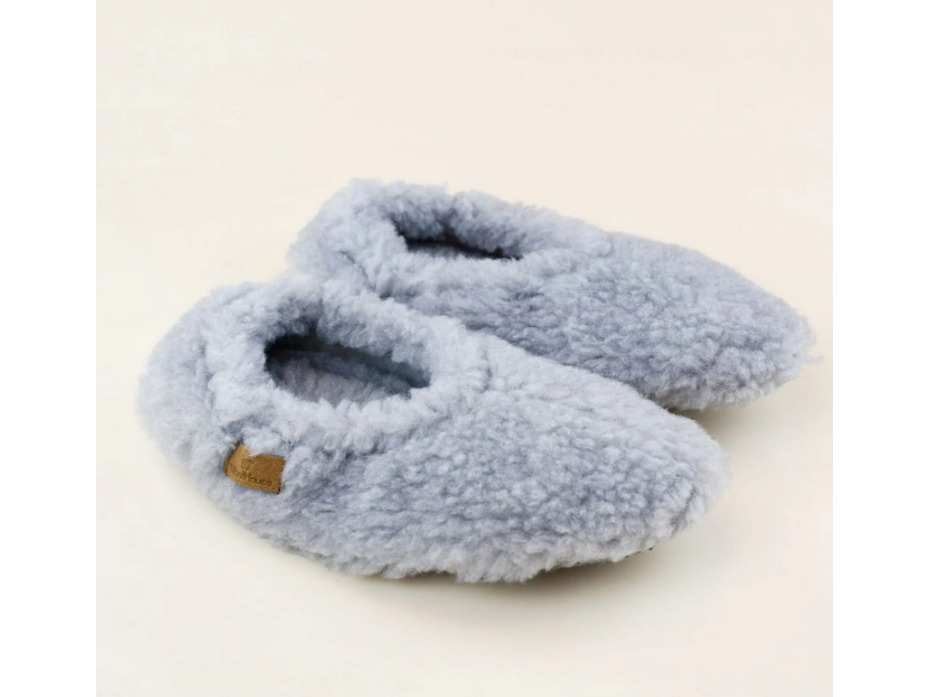 Тапочки-подследники женские Виктори серый / Woolhouse