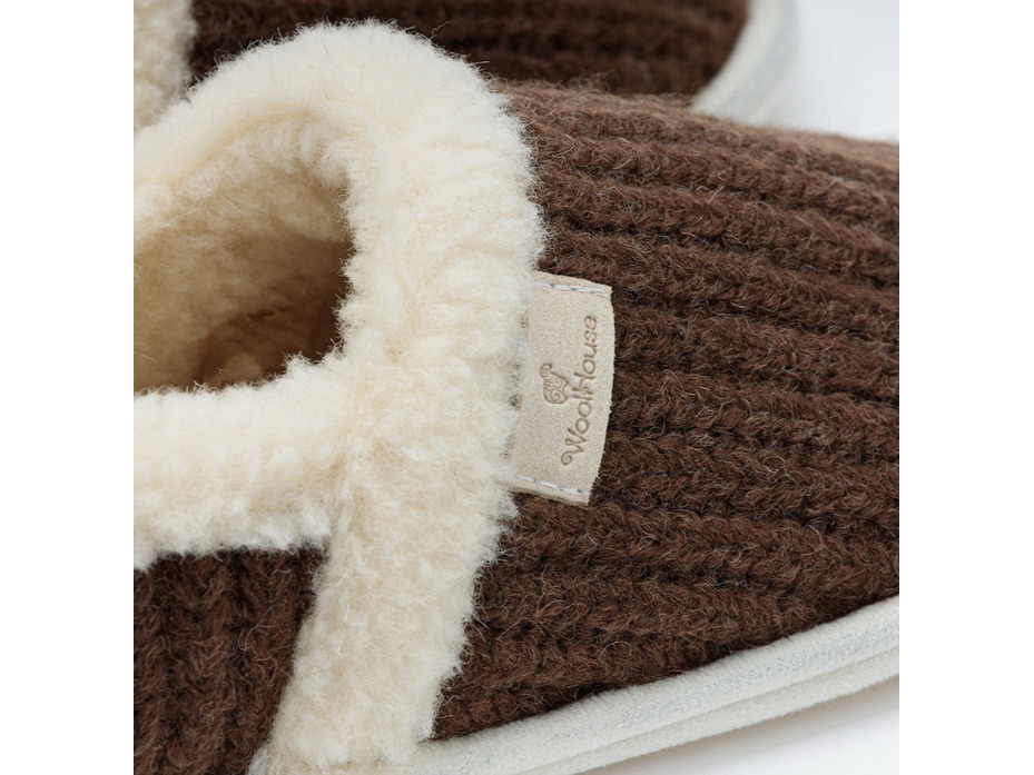 Тапочки женские Терма коричневый / Woolhouse