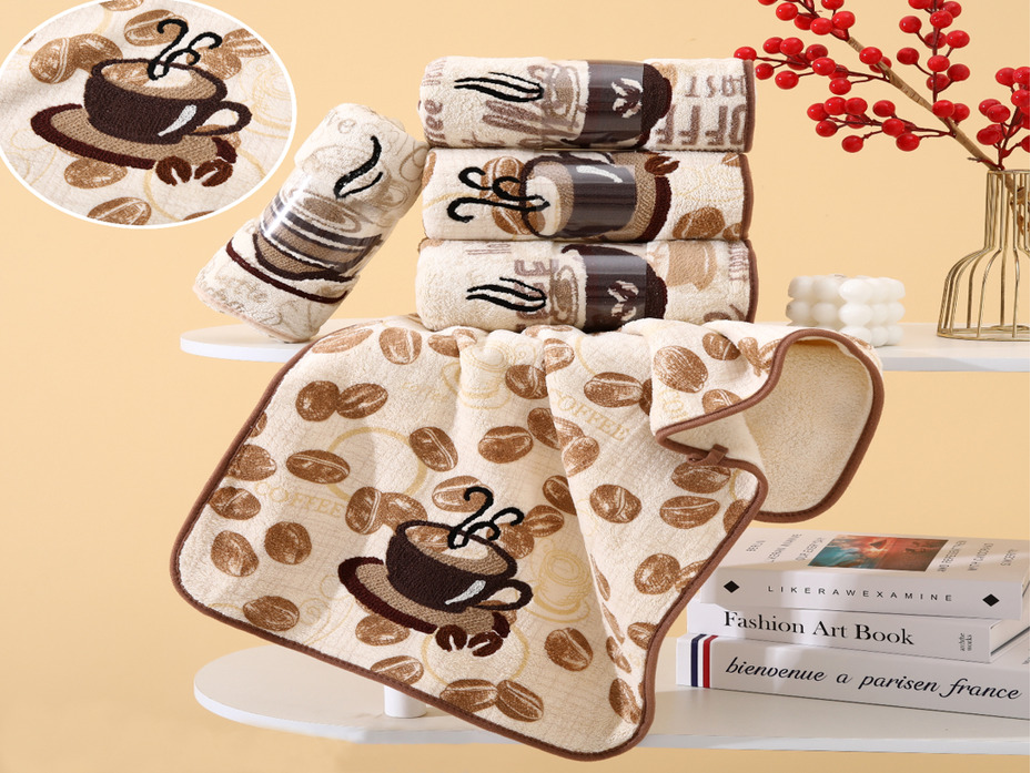 Полотенце 2804244 Кофе микрофибра 35*75 / 7-я