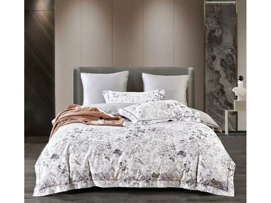 Постельное белье 2255-6 сатин премиум Евро сп / Asabella