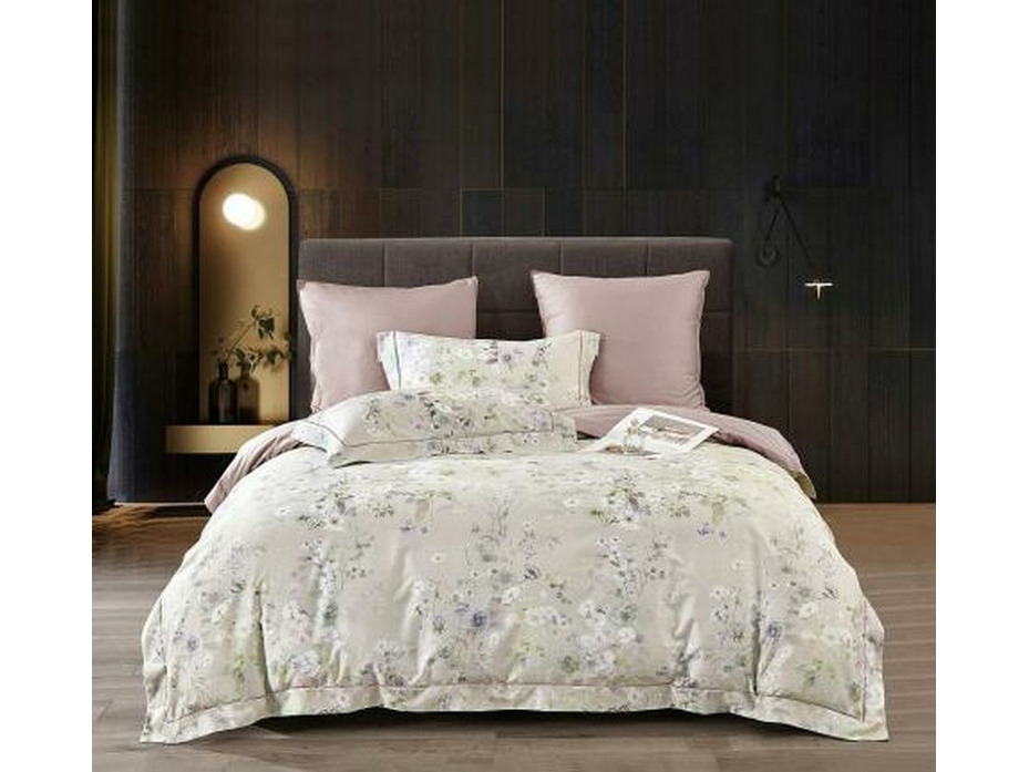 Постельное белье 2257-6 сатин премиум Евро сп / Asabella