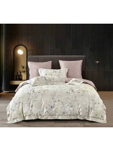 Постельное белье 2257-6 сатин премиум Евро сп / Asabella