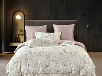 Постельное белье 2257-4S сатин премиум 1,5 сп / Asabella