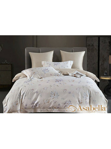 Постельное белье 2262-4S сатин премиум 1,5 сп / Asabella