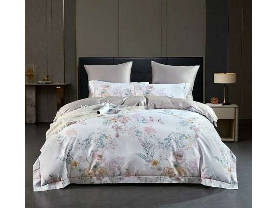 Постельное белье 2265-6 сатин премиум Евро сп / Asabella