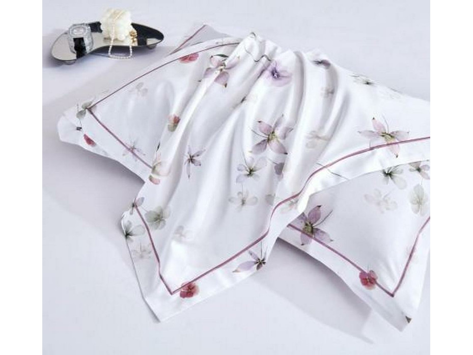 Постельное белье с простыней на резинке 2183-6/180*30 сатин премиум Евро сп / Asabella