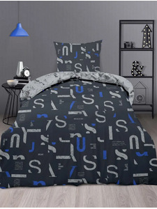 Постельное белье 500418 (24) Слип код поплин 1,5 сп / Василиса
