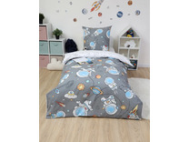 Постельное белье 500421 Космонавт поплин 1,5 сп / Василиса