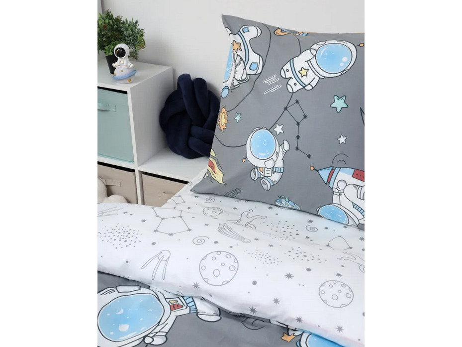 Постельное белье 500421 Космонавт поплин 1,5 сп / Василиса