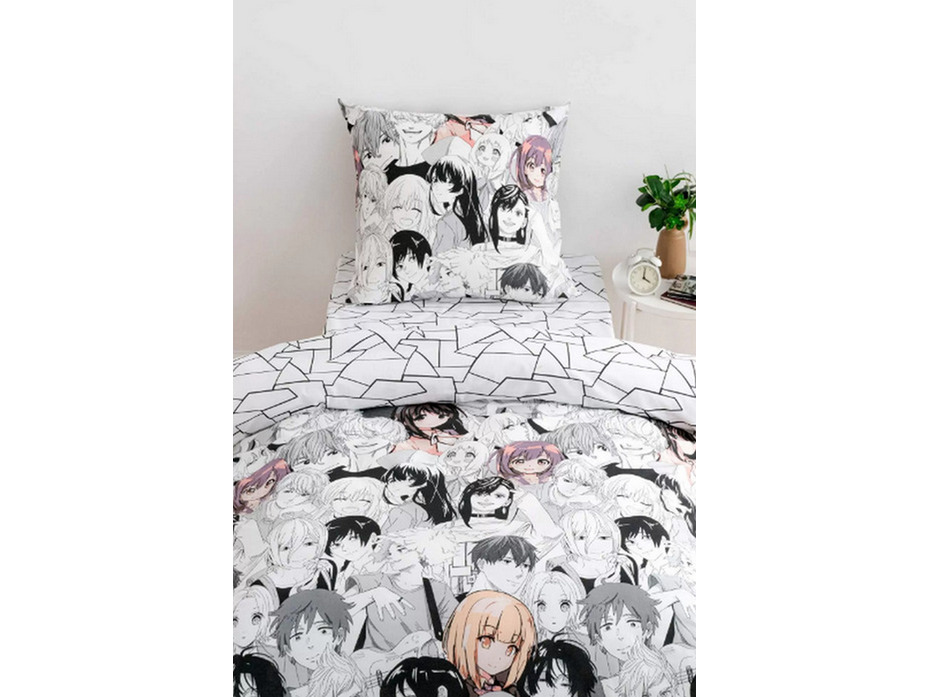 Постельное белье 70903 (24) Manga Аниме поплин 1,5 сп / Василиса