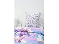 Постельное белье с простыней на резинке 10563 (24) Среди зефирных облаков поплин 1,5 сп / Василиса