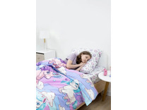 Постельное белье с простыней на резинке 10563 (24) Среди зефирных облаков поплин 1,5 сп / Василиса