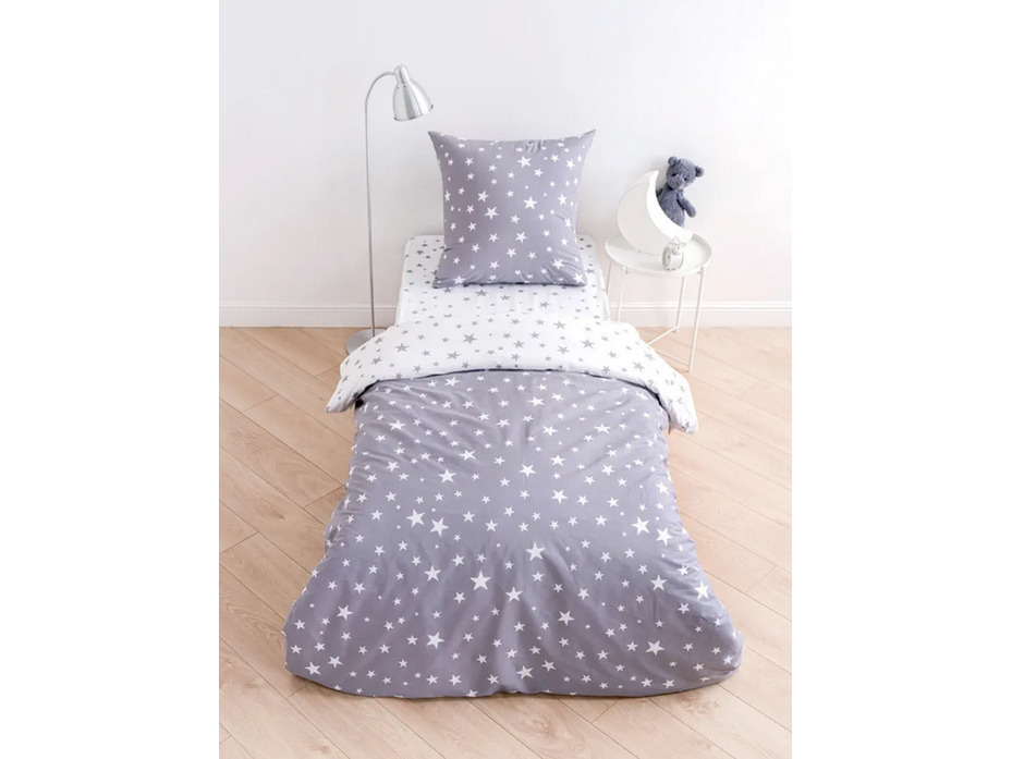 Постельное белье с простыней на резинке 70263 (24) Наверх к звездам поплин 1,5 сп / Василиса