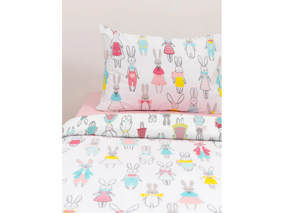 Постельное белье с простыней на резинке 70779 (24) Кроля поплин 1,5 сп / Василиса
