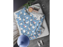 Постельное белье 71194 (24) Гуси поплин 1,5 сп / Василиса