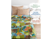 Постельное белье 500537 (24) Сказочные тропы бязь 1,5 сп / Василиса