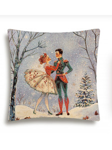 Наволочка декоративная 2519115 Щелкунчик Балет гобелен 44*44 / Le Gobelin