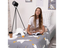 Постельное белье 500192 (24) Гусландия перкаль 1,5 сп / Василиса