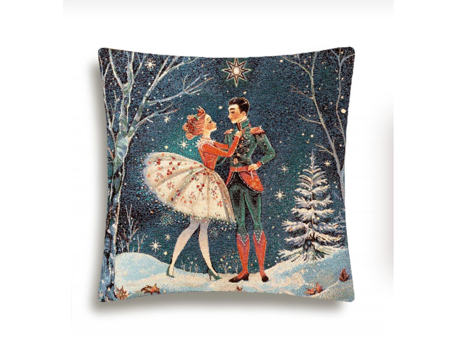 Наволочка декоративная 2519119 Щелкунчик Балет темный фон гобелен 44*44 / Le Gobelin Наволочка декоративная 2519119 Щелкунчик Балет темный фон гобелен 44*44 / Le Gobelin