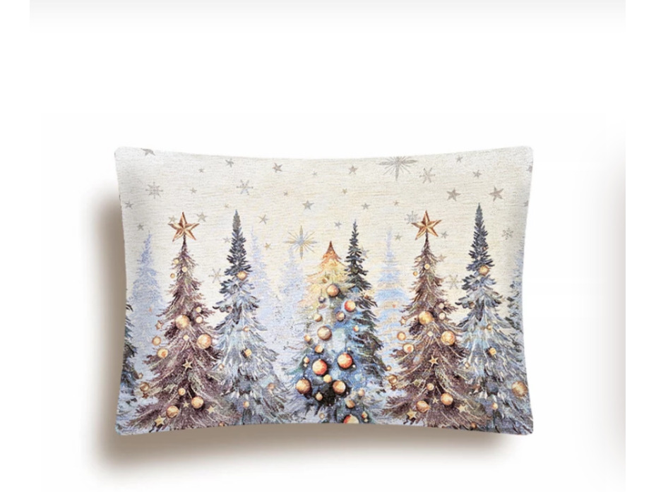 Наволочка декоративная 2518702 Тиволи серебро гобелен 50*70 / Le Gobelin