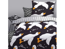 Постельное белье с простыней на резинке 20216 (24) Погусим бязь 1,5 сп / Василиса