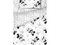 Постельное белье с простыней на резинке 500341 (24) Микки бязь 1,5 сп / Василиса