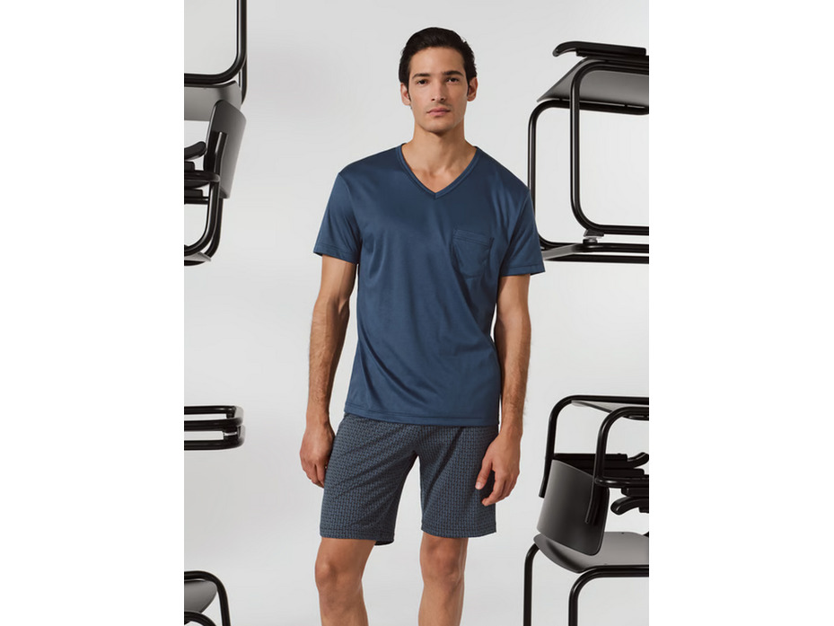 Пижама мужская, футболка и шорты 41385 (407) Relax Superlight / Calida