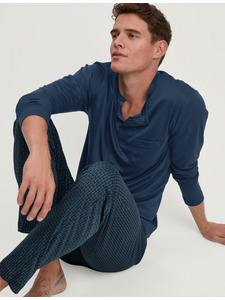 Пижама мужская, лонгслив и брюки 41485 (407) Relax Superlight / Calida