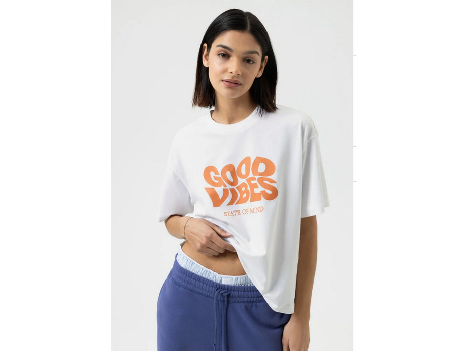 Футболка женская 1210069 Solid Love Weiss / Mey