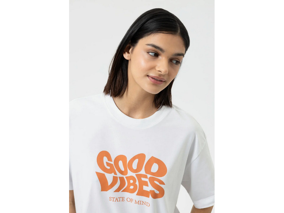 Футболка женская 1210069 Solid Love Weiss / Mey