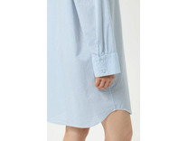 Халат-рубашка женский 1230100 Cotton Stripes Powder blue / Mey