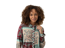 Пижама женская, рубашка и брюки 1240076 Mystical Maze Eucalyptus green / Mey