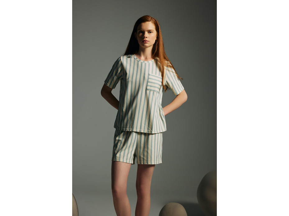 Пижама женская, футболка и шорты 62196 Green Line / Hays