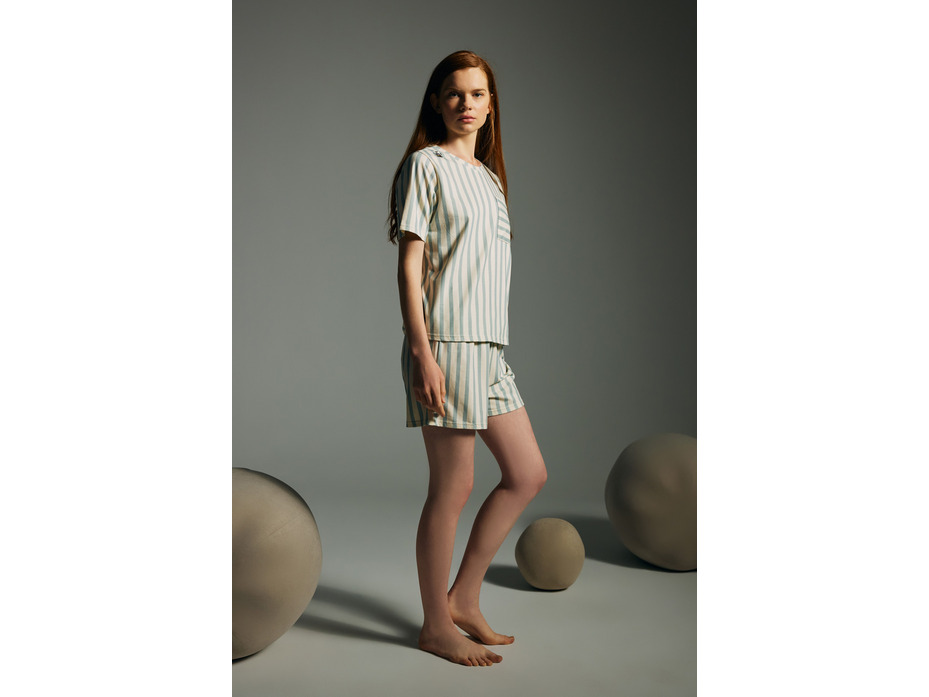 Пижама женская, футболка и шорты 62196 Green Line / Hays