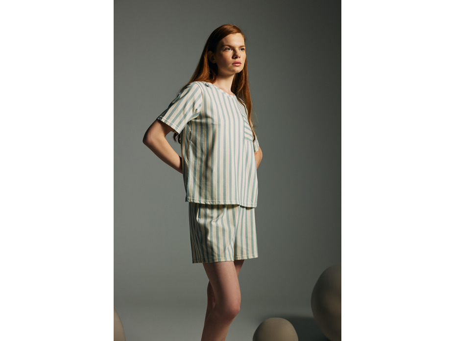 Пижама женская, футболка и шорты 62196 Green Line / Hays