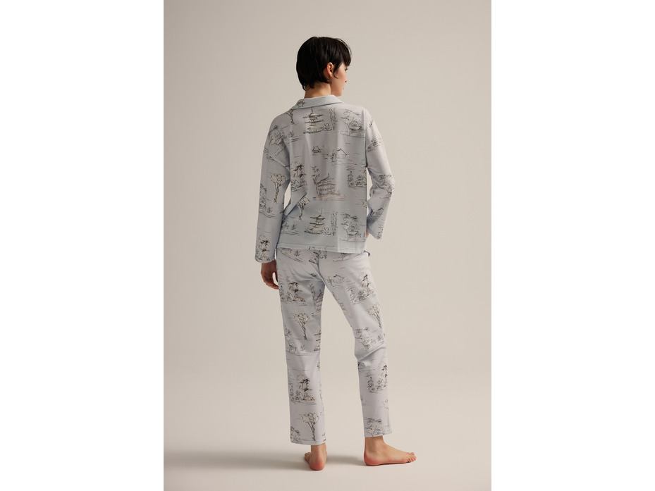 Пижама женская, рубашка и брюки 62519 Japanese Houses / Hays Пижама женская, рубашка и брюки 62519 Japanese Houses / Hays