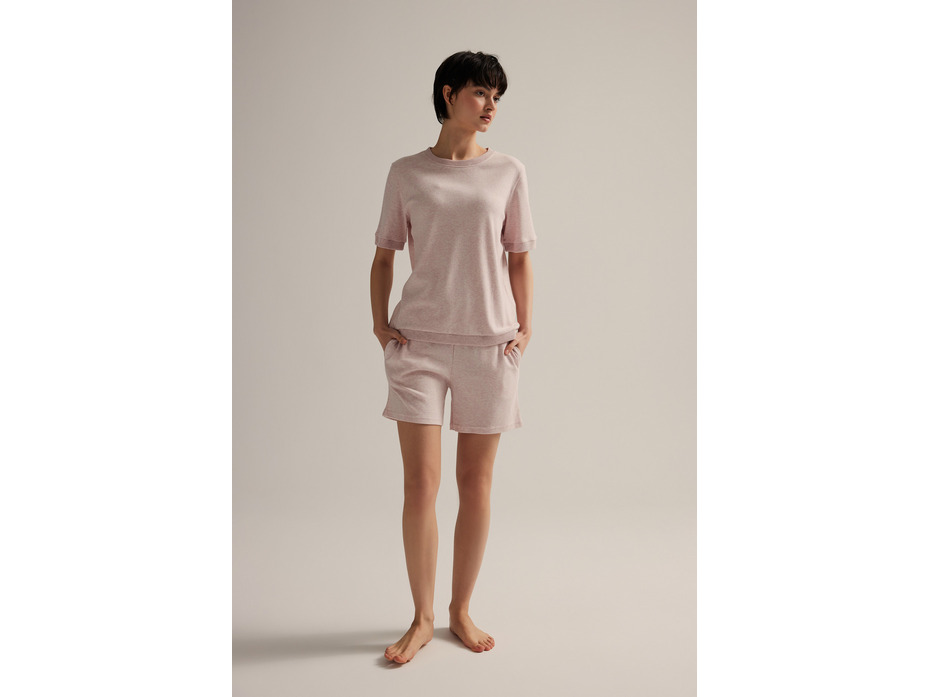 Пижама женская, футболка и шорты 62727 Pembe Melanj Interlok / Hays