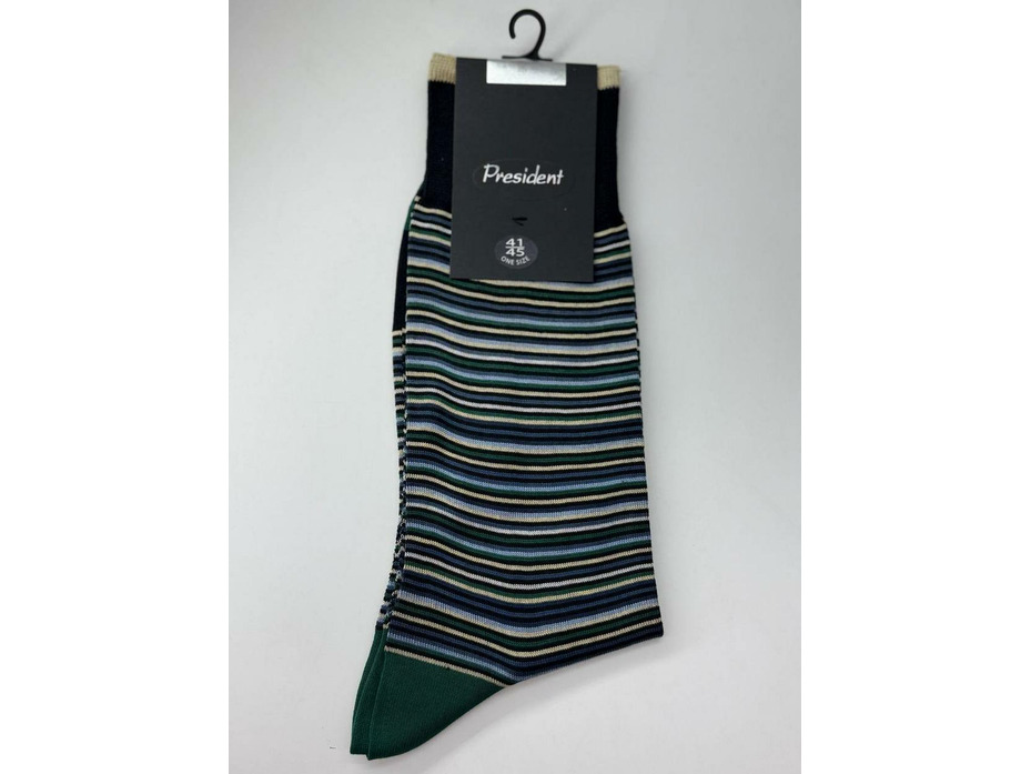 Носки мужские 3711 (4) Мелкая полоска / President