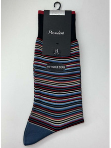 Носки мужские 3711 (1) Мелкая полоска / President